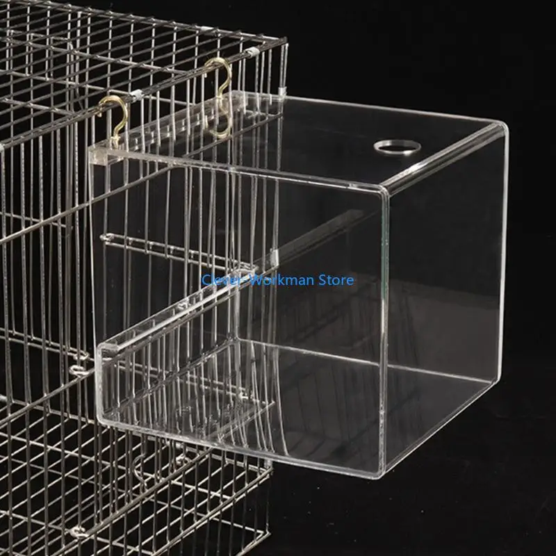 24TD Parrot Clear Bathbond مع ملحقات حمام القفص بطيور لطيور Conurs Lovebirds