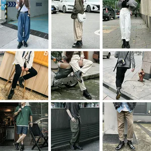 Maden-Ankle Boots Unisex High Top, Sapatos de Segurança Pretos, Trabalho, Motocicleta, Caminhada, Segurança, Trabalho, Inverno, Casal 10 principais vendas bota coturno verniz - №9