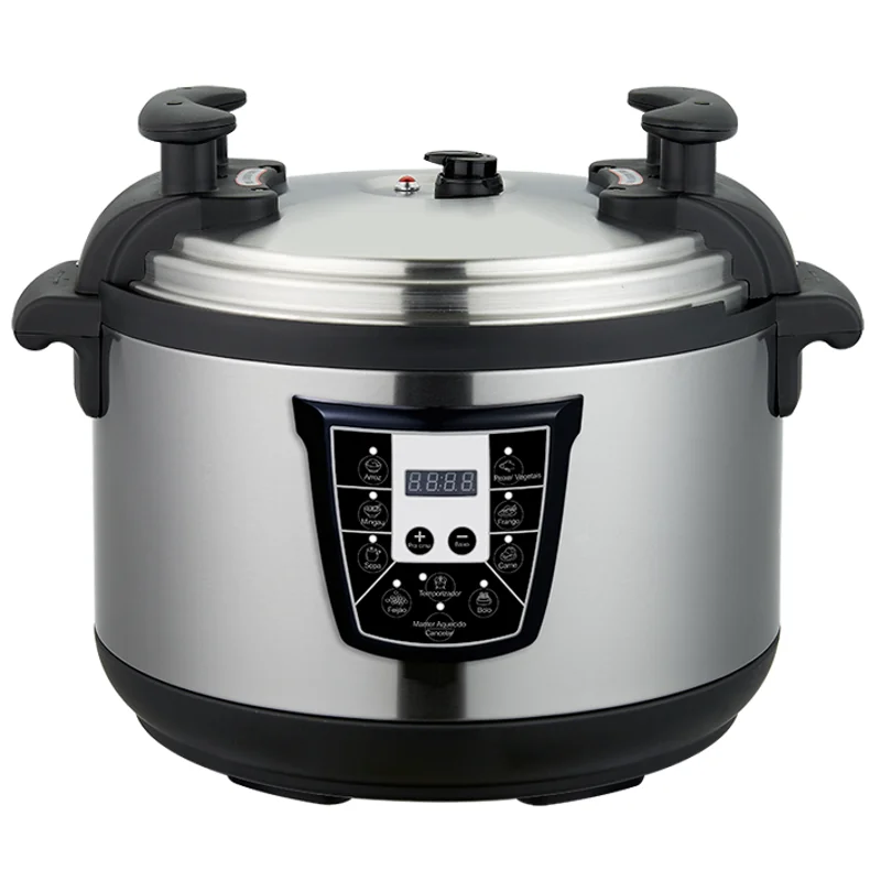 

New Listing Large Capacity 50l Industrial Aluminum Pressure Cooker Aluminum Alloy Non Stick Inner Pot Pressure Cooker