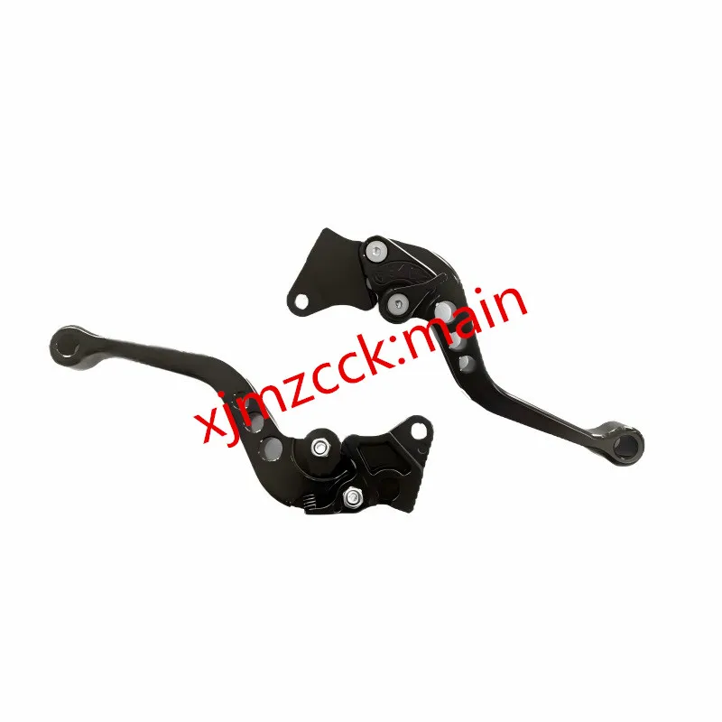 1 زوج العالمي صالح للدراجات النارية تعديل الملحقات قابل للتعديل الجبهة الخلفية مكابح قرصية مزدوجة مكبح قرصي مقبض رافعة #5