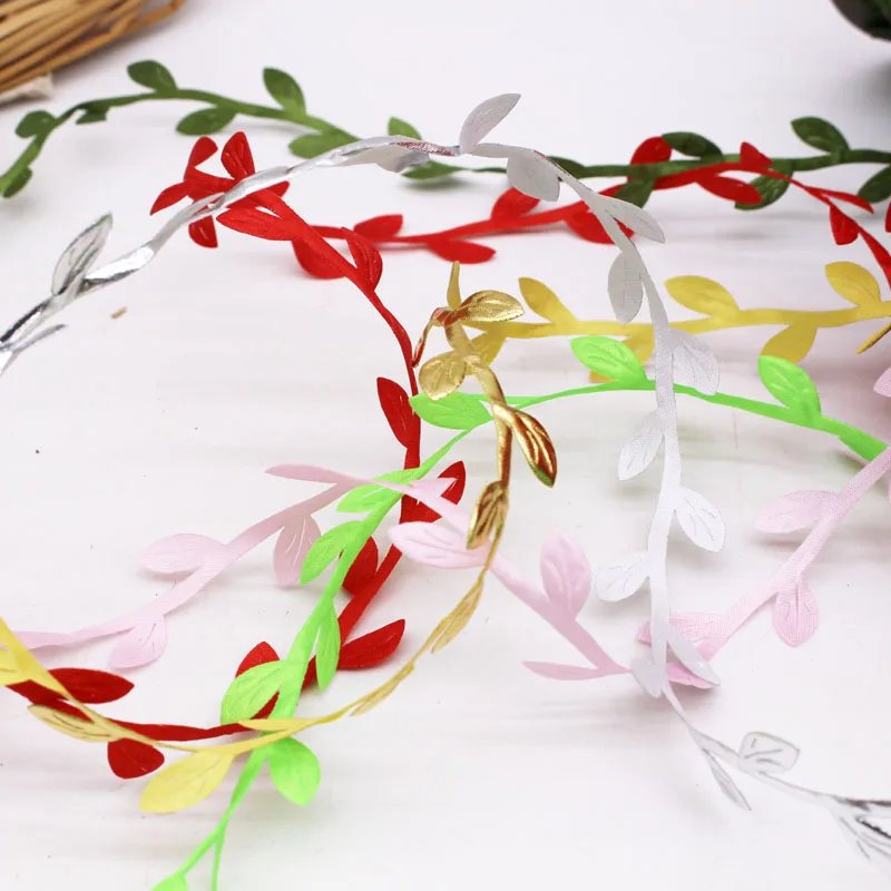 

10m Colorful Leaves Handmade DIY Decoration Mori Rope Rattan Handicraft Materials Wrapped Around Pipes Old Things Transformation