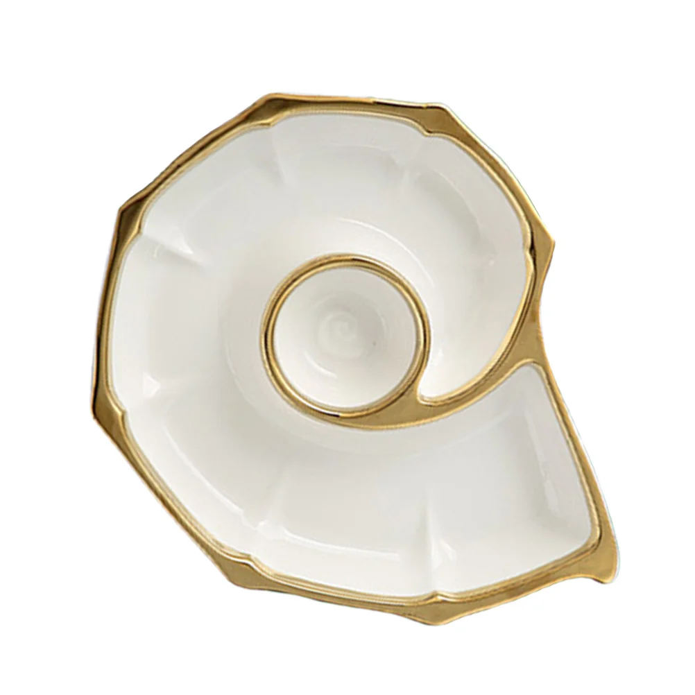 

Керамическая тарелка для пельменей, многофункциональная сервировочная тарелка премиум-класса для хранения продуктов, легкий портативный поднос для закусок и десертов для дома