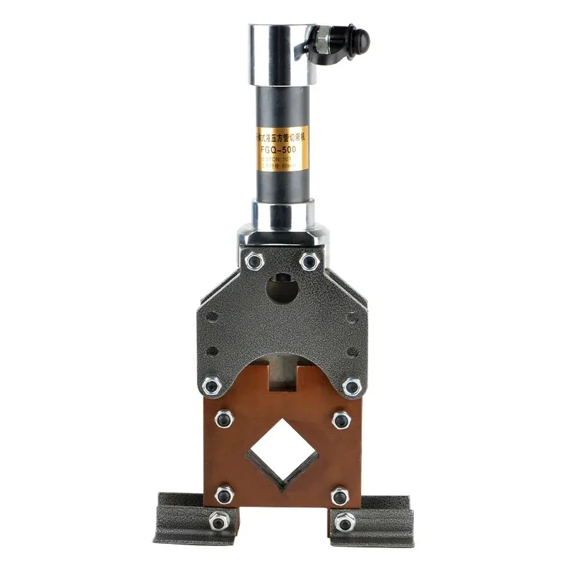 50*50mm Portable Hydraulic Square Pipe Cutting Machine Angle Steel Cutter Electric Hydraulic Angle Iron Cutting Machine