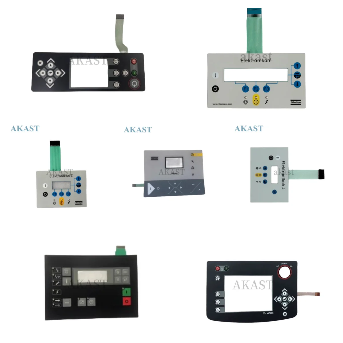 Imagem -02 - Membrana do Teclado se Enquadra Atlas Copco 1626850004 Xc2003 1626850003 1626850001 1626850005 1626850006 1626850007 a