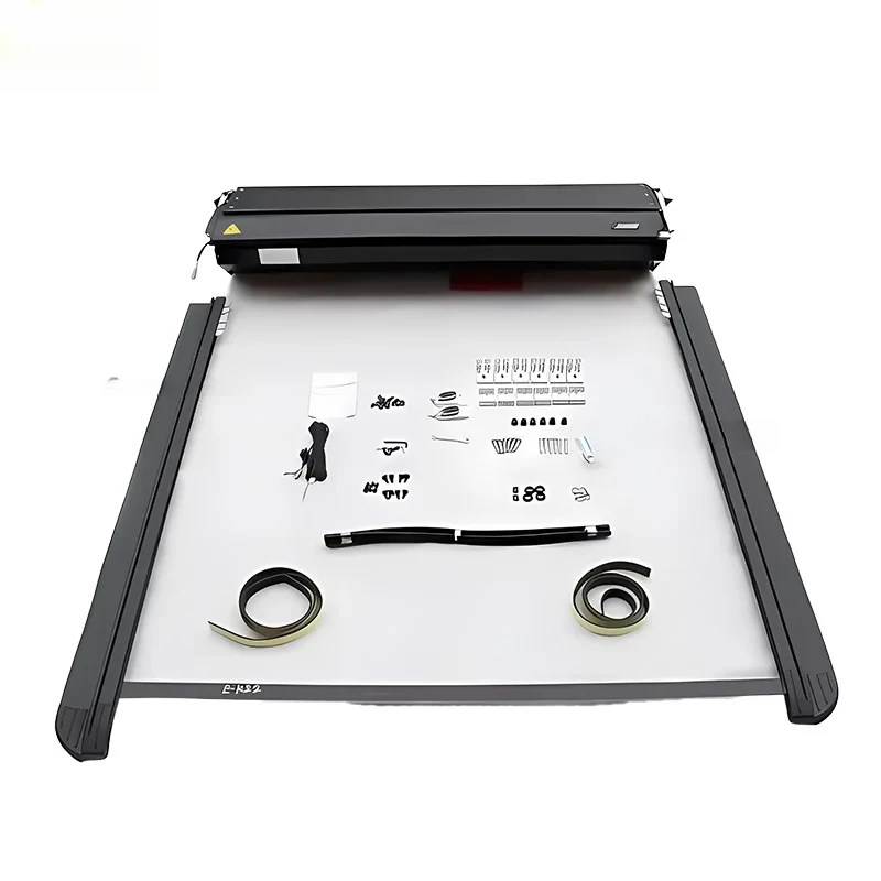 High Quality Anti-Theft Manual Retractable Roller Shutter Tonneau Cover Pickup Bed Cover Fit Ranger Wildtrak T9