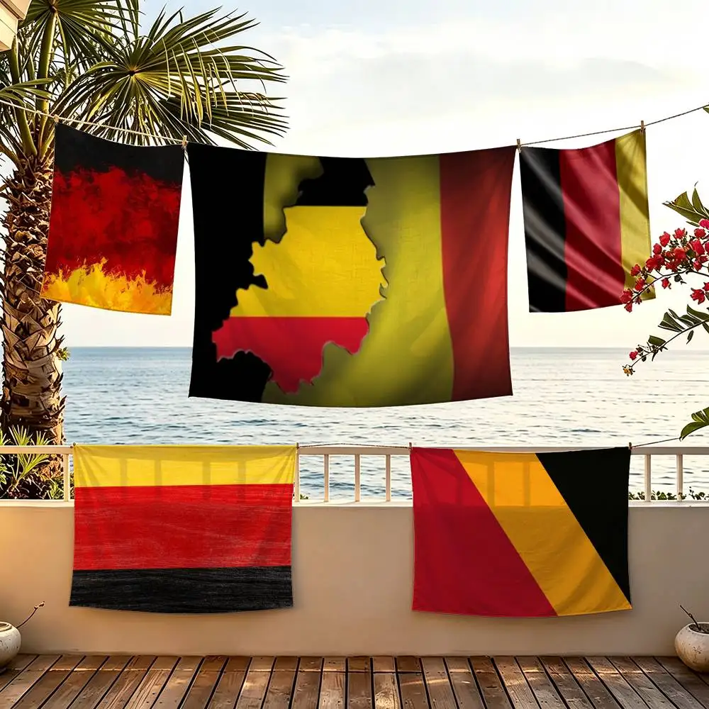 Belgium F-Flag flag For Camping Party Picnic Studio Booth Background Wall Interior Decoration Banner
