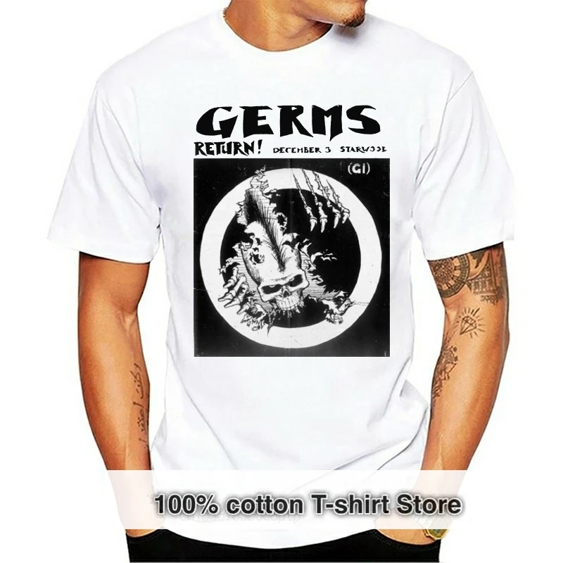 2024 funny t shirt men novelty tshirt Germs Return! T-shirt