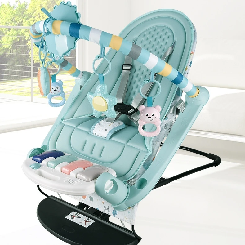 Three-in-One Baby Toy for Early Childhood Education Automatic Electric Shakingbed Vibration Sleeping Baby Rocking Chair