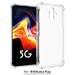 ZTE Nubia Play 5G NX651J Case Air Cushion Shockproof Airbag Silicone TPU Back Cover Case for ZTE Nubia Play NubiaPlay 5G NX651J