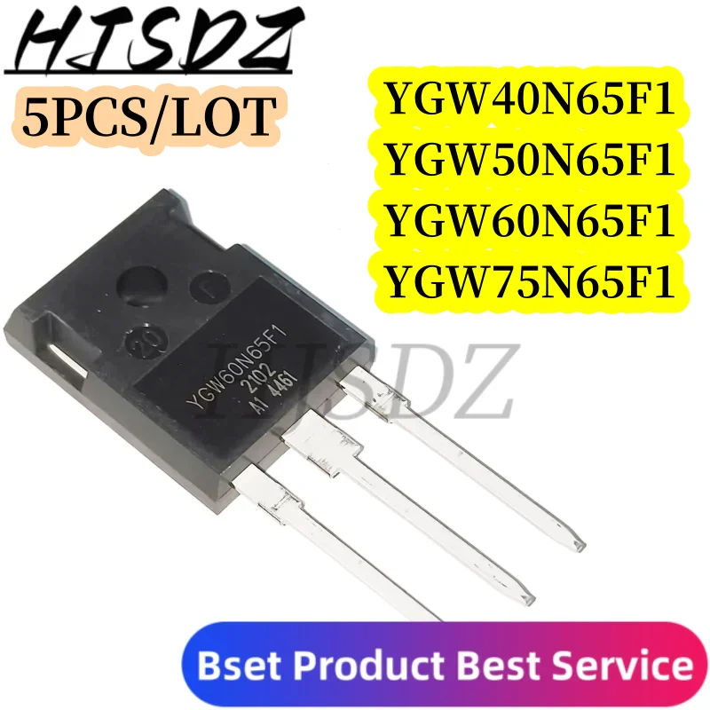 5PCS/LOT New Original YGW40N65F1 YGW50N65F1 YGW60N65F1 YGW75N65F1 40N65 50N65 60N65 TO-247 chip In Stock