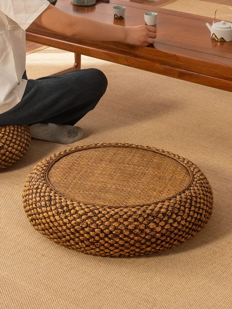 

Rattan futon tatami seat cushion Japanese-style home bedroom meditation tea ceremony bay window straw mat hit living room seat