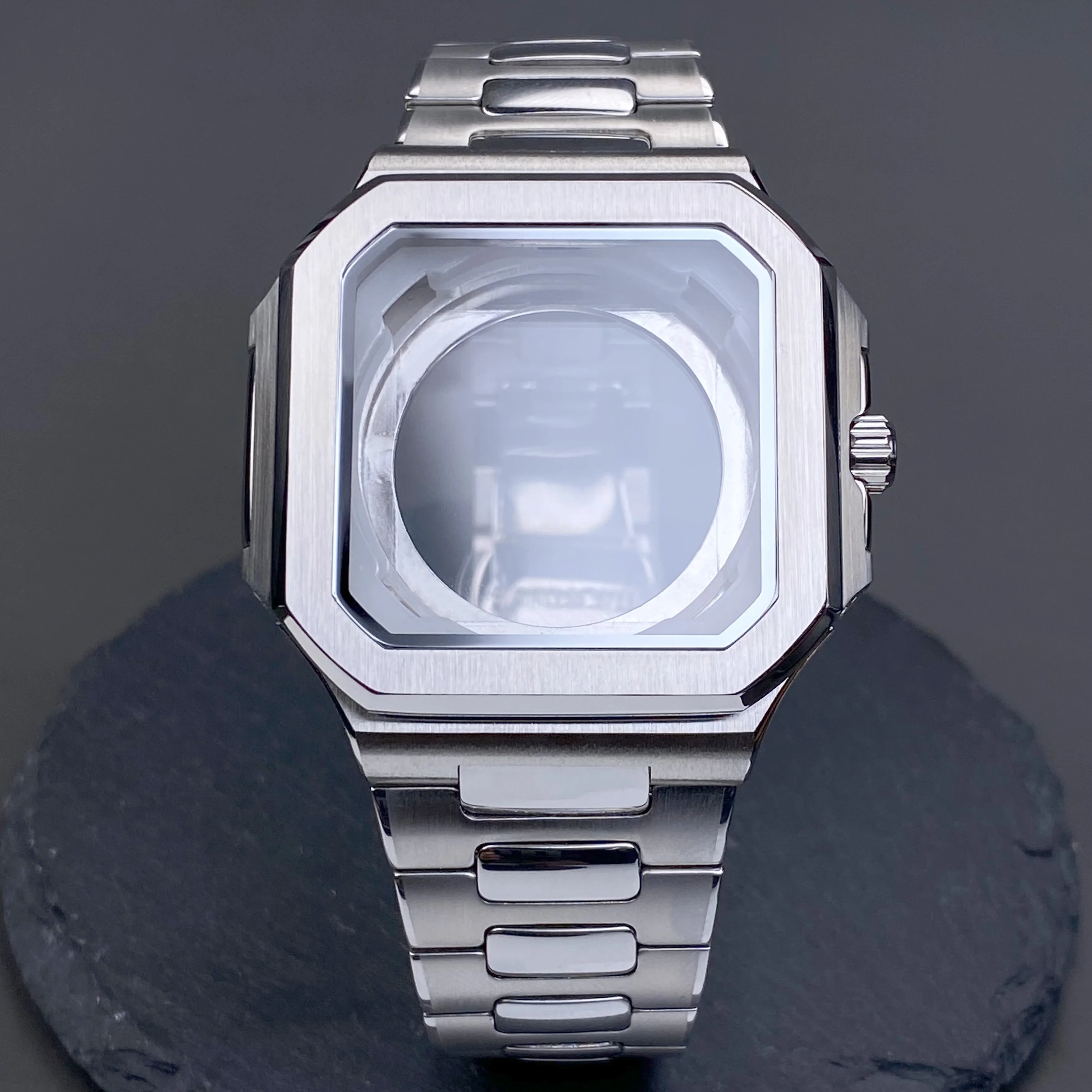 NH35 37,5 mm nastro 361L cassa quadrata in acciaio inossidabile per parti PP CUBITUS sostituzione adatta NH35 NH36 NH70 accessori movimento