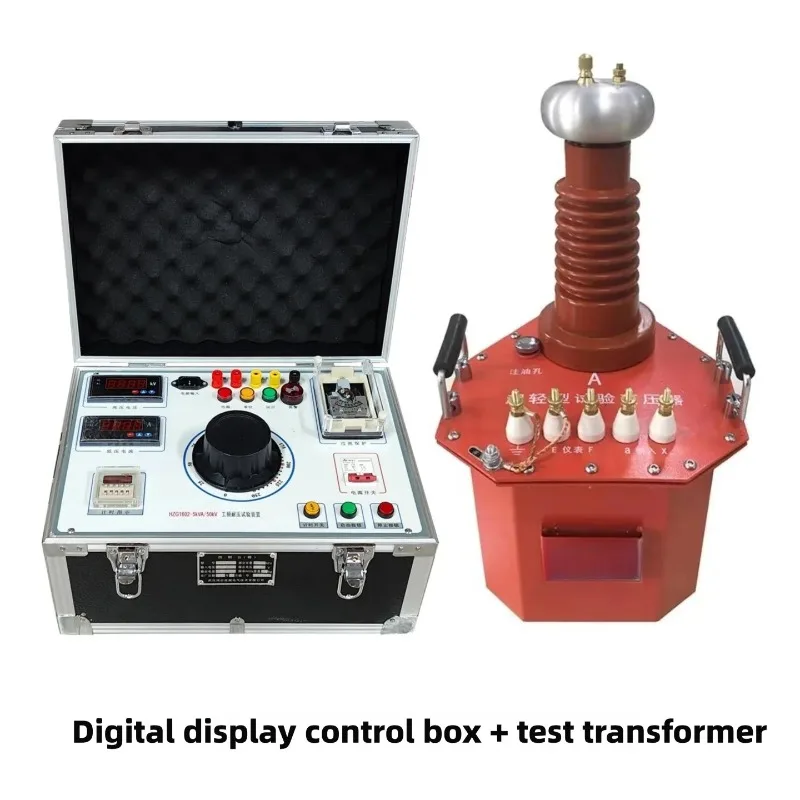Power Frequency AC DC Hipot Test Set 50kV Ultra Light High Voltage Generator Withstanding Tester