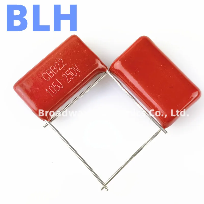 10PC 250V 103J 0.01UF 10NF 104J 0.1UF 100NF 105J 1UF 106J 10UF 125J 1.2UF 154J 0.15UF 150NF CBB Capacitor P5 P7.5 P8 P10 P15 P20