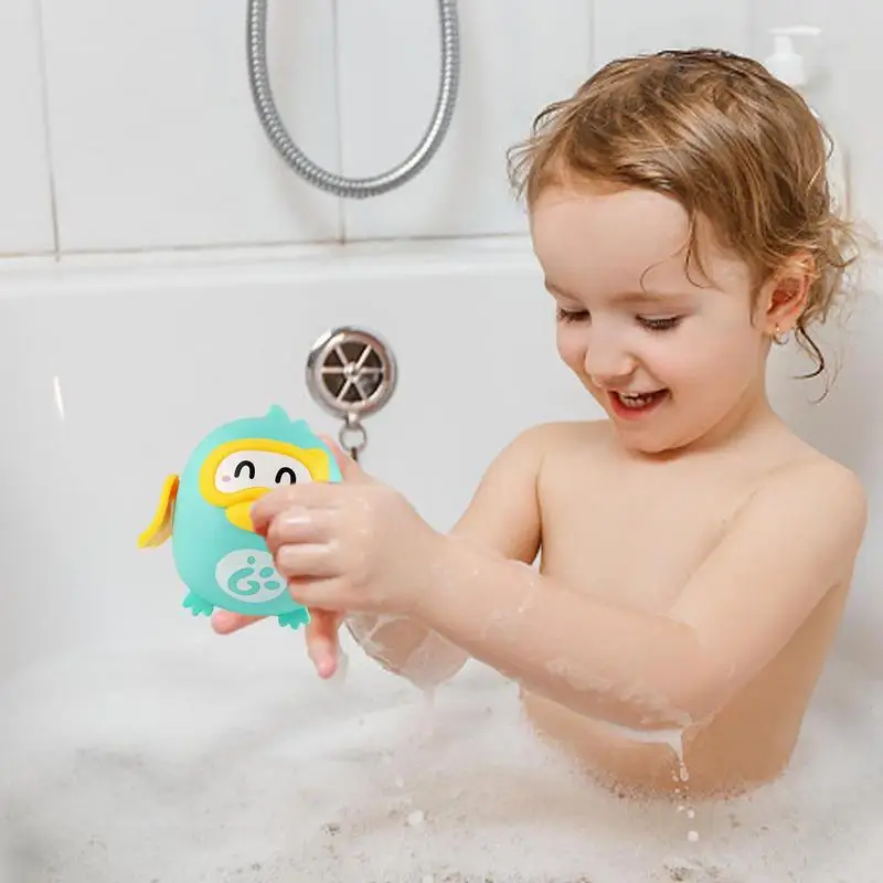 Nuoto pinguino giocattolo da bagno giocattolo d'acqua nuoto granchio e mucca animale giocattolo da bagno e giocattolo da piscina per i nuovi genitori divertente giocattolo da vasca da bagno granchio