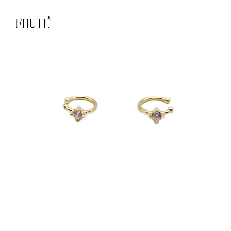 

Fake Piercing Clip On Earrings Gold Plated Earrings For Women 2023 Ear Cuffs Korean Fashion Jewelry Gift Women Accessori