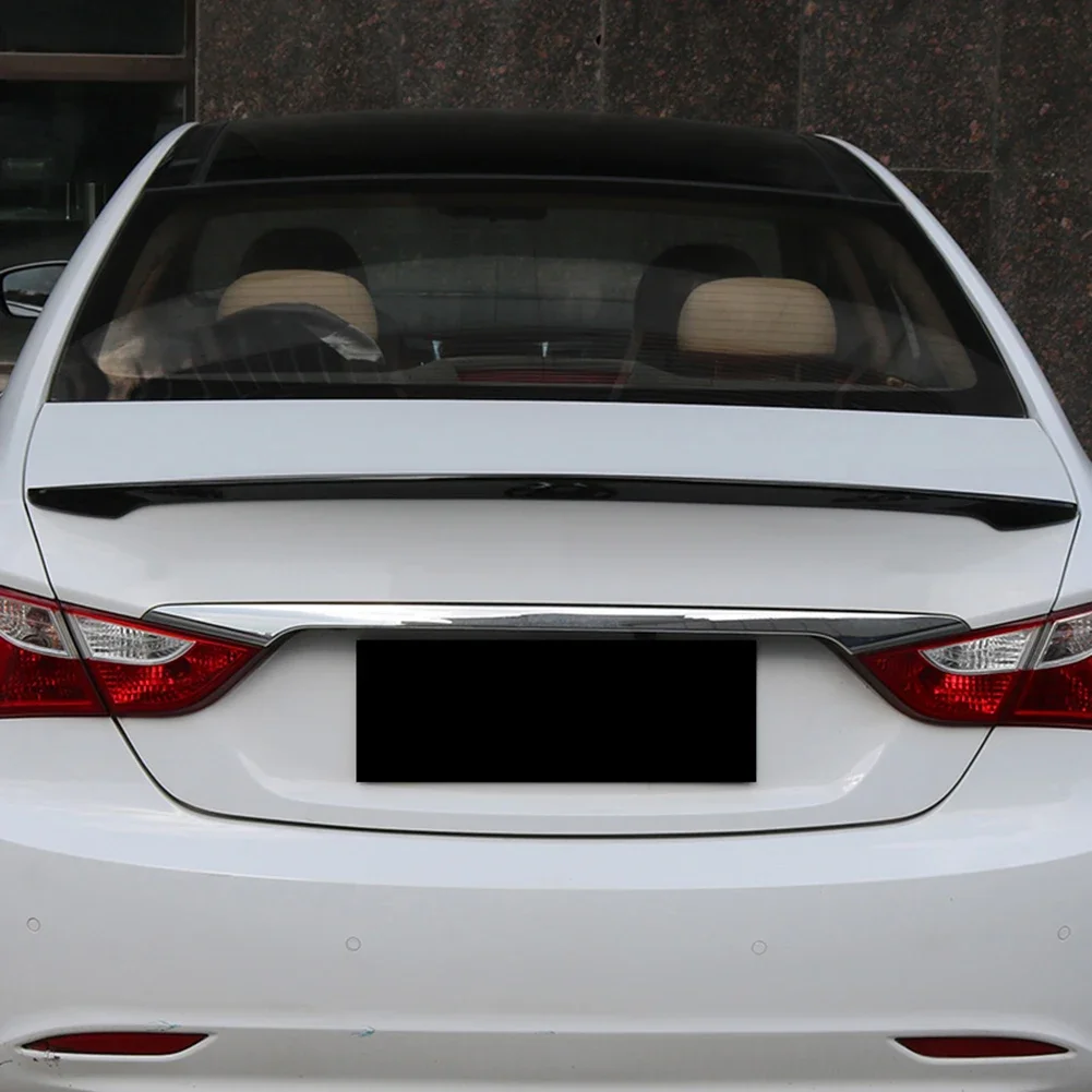 Car For Hyundai Sonata 8th 2011 2012 2013 2014 ABS Rear Trunk Paint Spoiler Tail Wings Lip