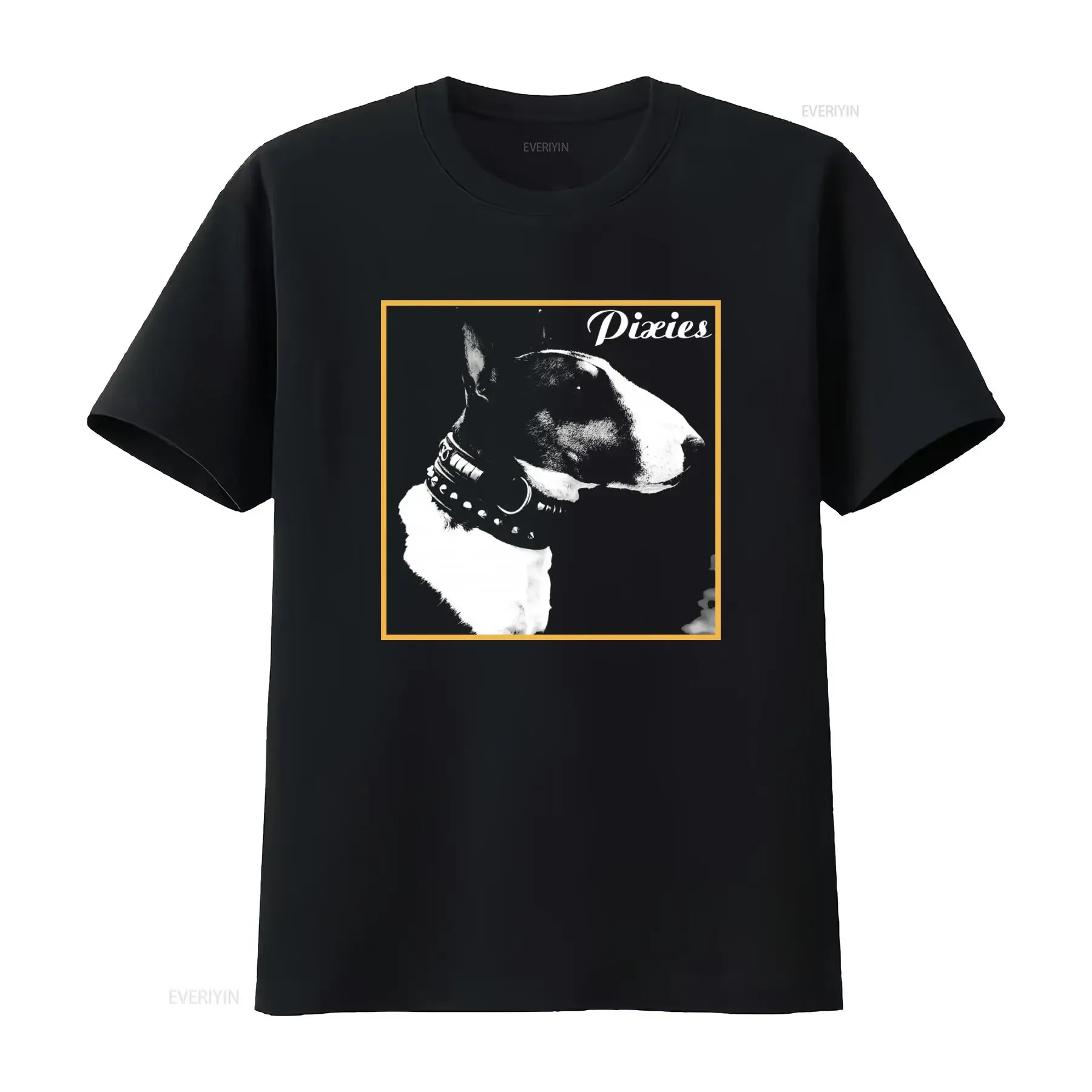 Pixies Bull Terrier Dog Album Cover T Shirt Ultra Faded Post Punk Alternative Noise Grunge Band Single vintage Washed Casual