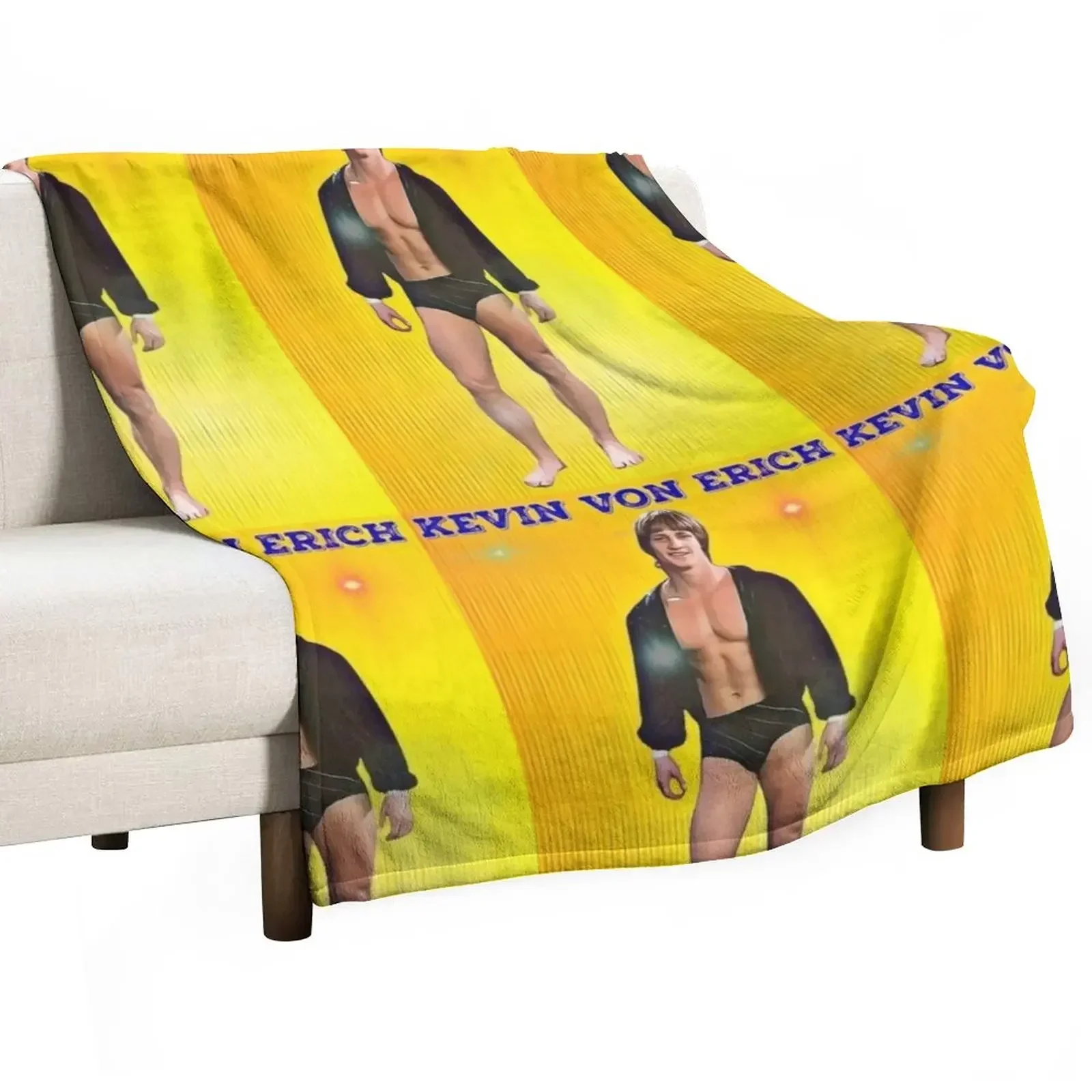 

Kevin Von Erich Throw Blanket Plaid on the sofa warm for winter Blankets