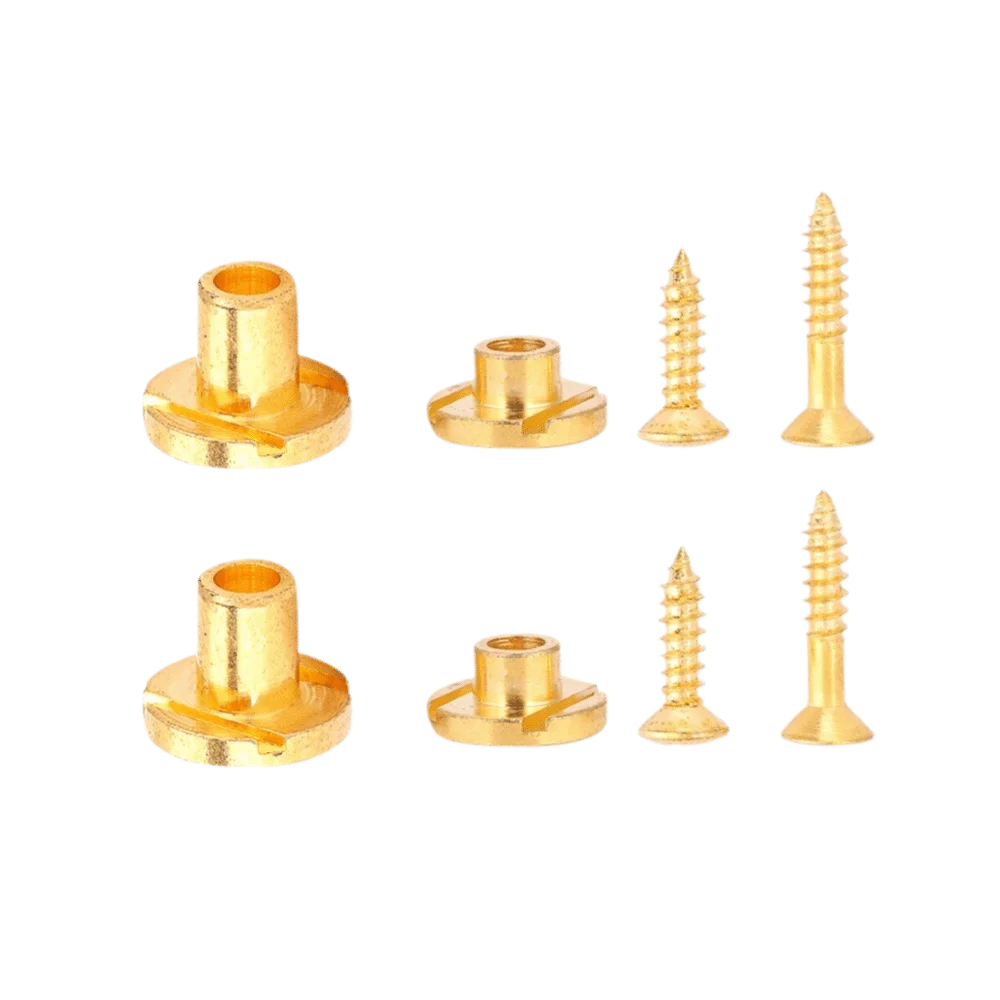 2Sets With Screw String Tree Retainer Silver Black Golden Metal Guitar Accessory Part String Retainer Accessory