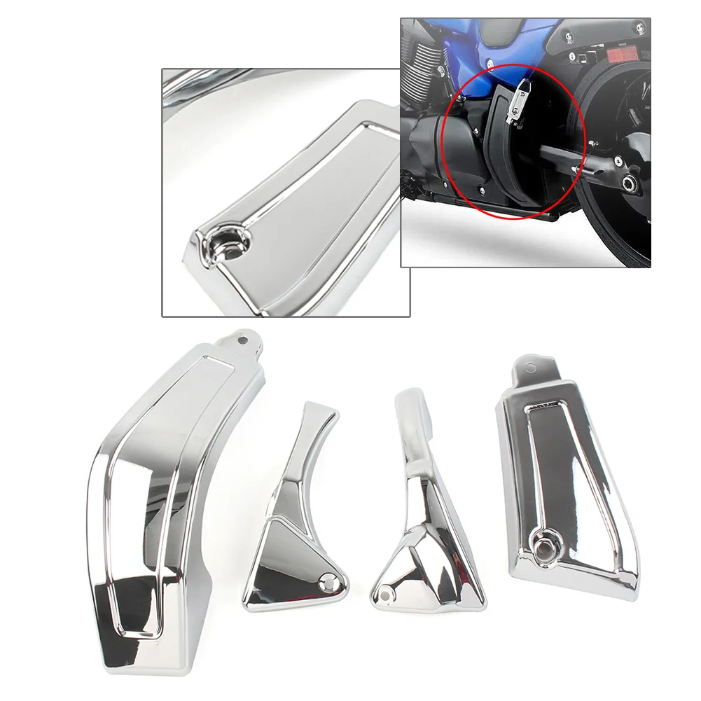 

Pop 4Pcs Chrome Motorcycle Frame Cover For Suzuki Boulevard M109 M109R All Years