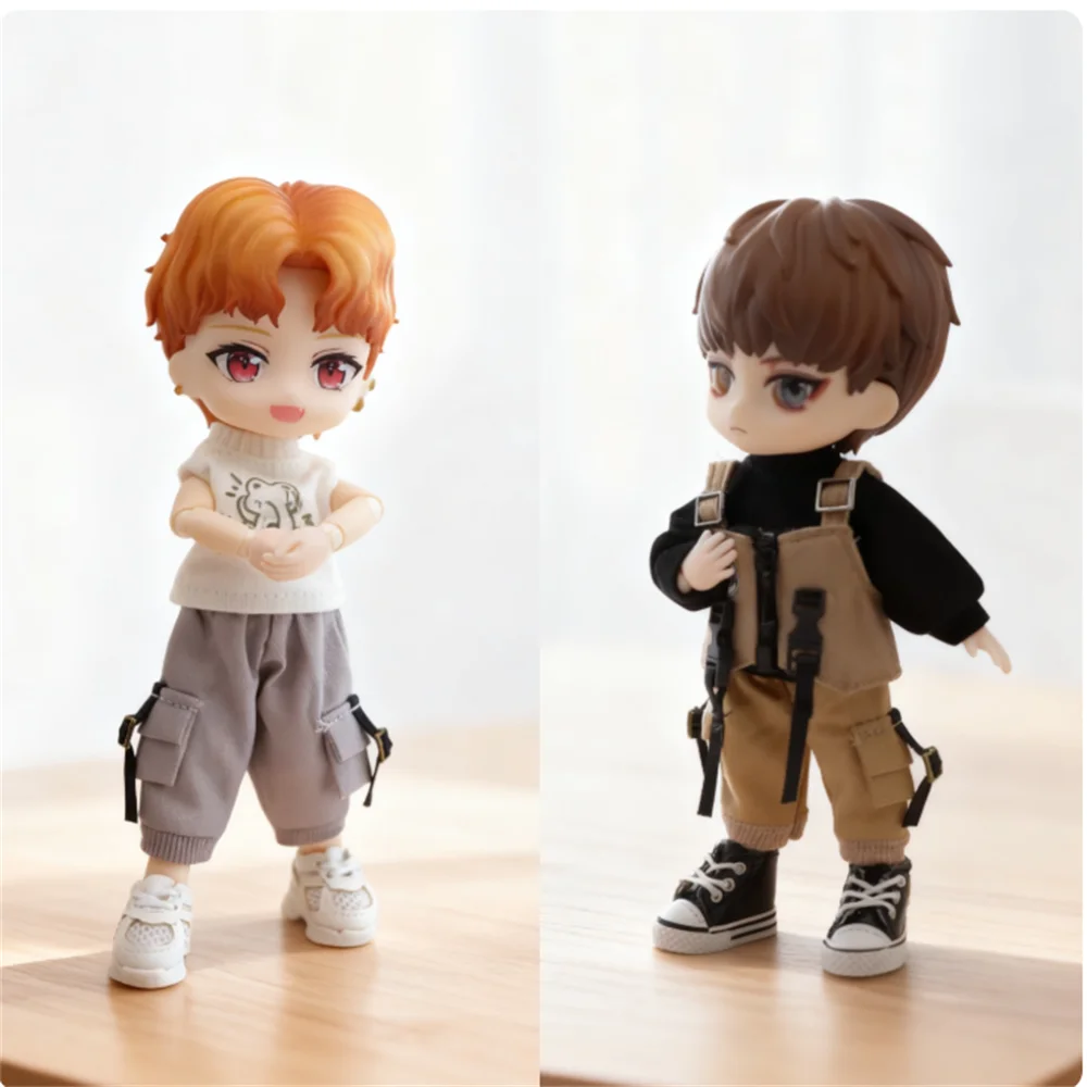 Улитка 1/12, 12-точечная кукольная одежда OB11, супер крутая спецодежда, повседневные брюки, аксессуары для моделей P8 P9, Bjd, в наличии