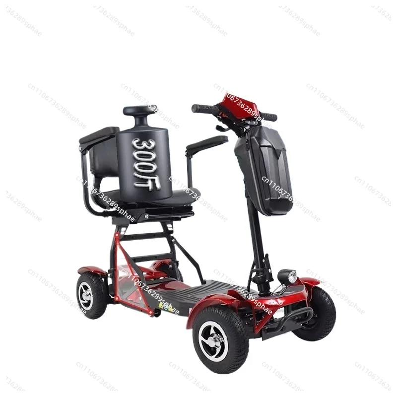 

High Performance Scooter with Seat Port Le Automatic Folding Electric 4 Wheel Travel Mobility Scooter for Seniors Dis Led