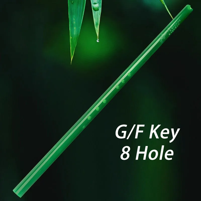 8 Hole Resin Xiao G/F Key Chinese Vertical Bamboo Flute Professional Performance Dongxiao Beginner Practice Musical Instruments