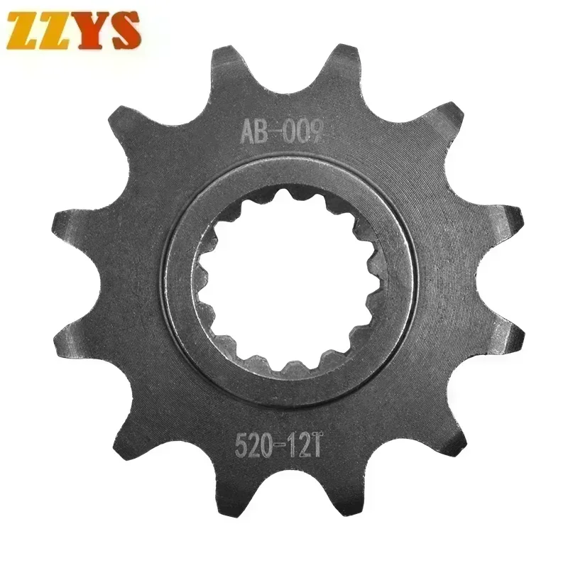 

520 12T 12 Tooth Front Sprocket Gear Staring Wheel Cam For KT Off Road 520 EXC Enduro Racing 500 MXC 525 EXC520 EXC525 MXC525