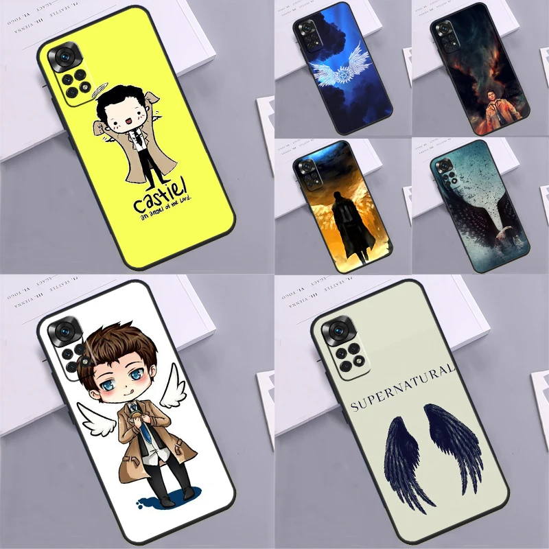 Castiel Angel of the lord Supernatural Case For Xiaomi Redmi 12 9C 10C 12C Cover For Redmi Note 12 11 8 9 10 Pro 9S 10S 11S 12S