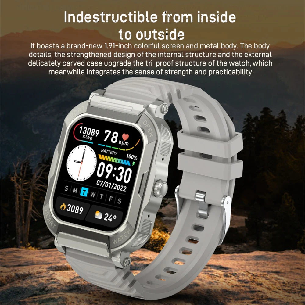 2023 NEW Men Smart Watch Bluetooth Call 1.9-Inch Fitness Bracelet IP68 Waterproof Outdoor Sports Wome Smartwatch For Android IOS