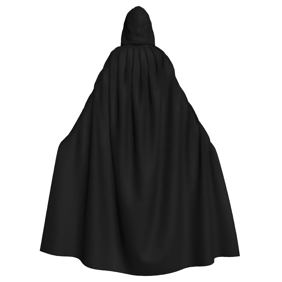 

Unisex Black Hooded Cloak Witch Cosplay Accessories Costumes Masquerade Family Celebration Decor Halloween Party Cosplay Costume
