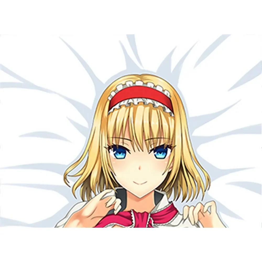 Otaku Collectible Pillow Cover Peachskin Fabric Vivid Double‑Sided Graphic Dakimakura Shell Alice‑Margatroid