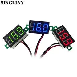 0.36 Inch LED Digital Voltmeter 2-Wire Voltmeter DC4.5V-30V DC Voltage Meter Motorcycle Voltmeter Digital Display Module