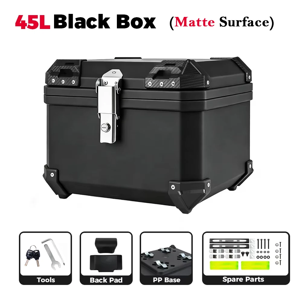 45L/57L/65L Motorfiets Top Box Universele Opslag Helmen Staart Gevallen Voor Honda Voor Suzuki Voor YAMAHA voor BMW Staart Doos Achter Case