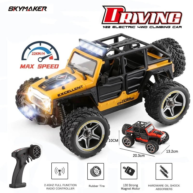 

Wltoys 22201 Радиоуправляемый автомобиль 1/22 2,4G 2WD модели транспортных средств с проекционным управлением с внедорожным грузовиком внедорожником грузовиком детскими игрушками