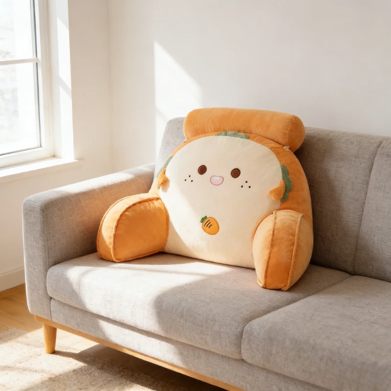 

Треугольная подушка для спинки — поясничная опора 5-в-1 для кровати, стула, пола, дивана и офиса, съемный моющийся чехол