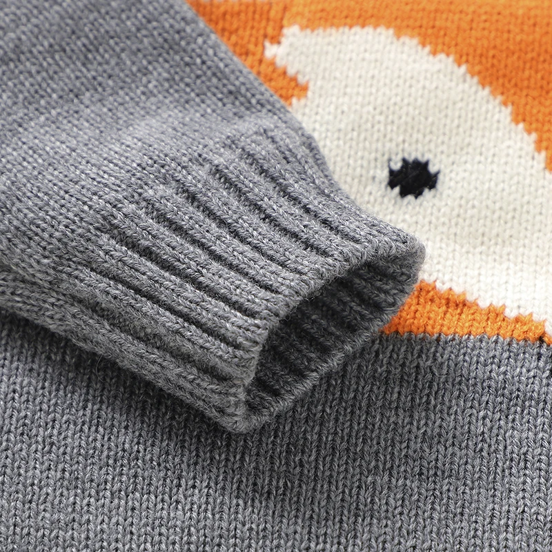 Baby Sweaters Knitted Newborn Kid Clothing Fashion Striped Cute Fox Tops Outerwear Infant Girls Boys Pullover Long Sleeve Autumn