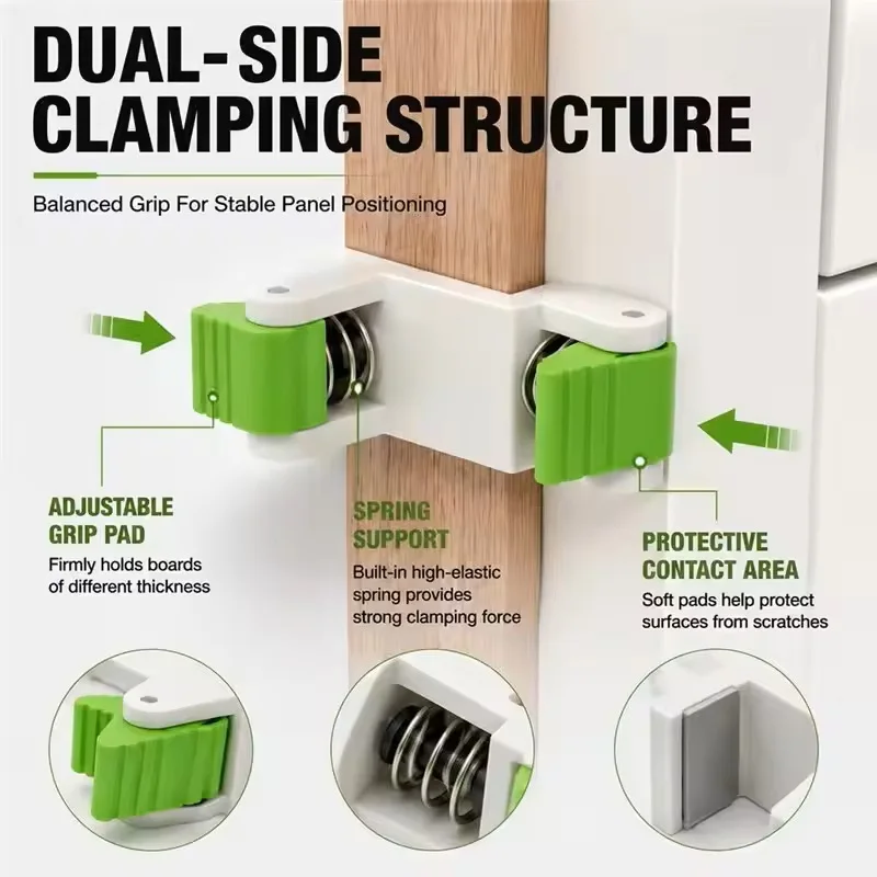 Woodworking Filler Board Installation Clamp Cabinet Scribing Jig Adjustable Panel Marking Tool Positioning Guide Kitchen Closet