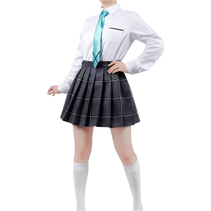 Game Blue Archive Sunaokami Shiroko Cosplay Costume School Uniforms Party Suit Halloween Carnival Outfits Custom