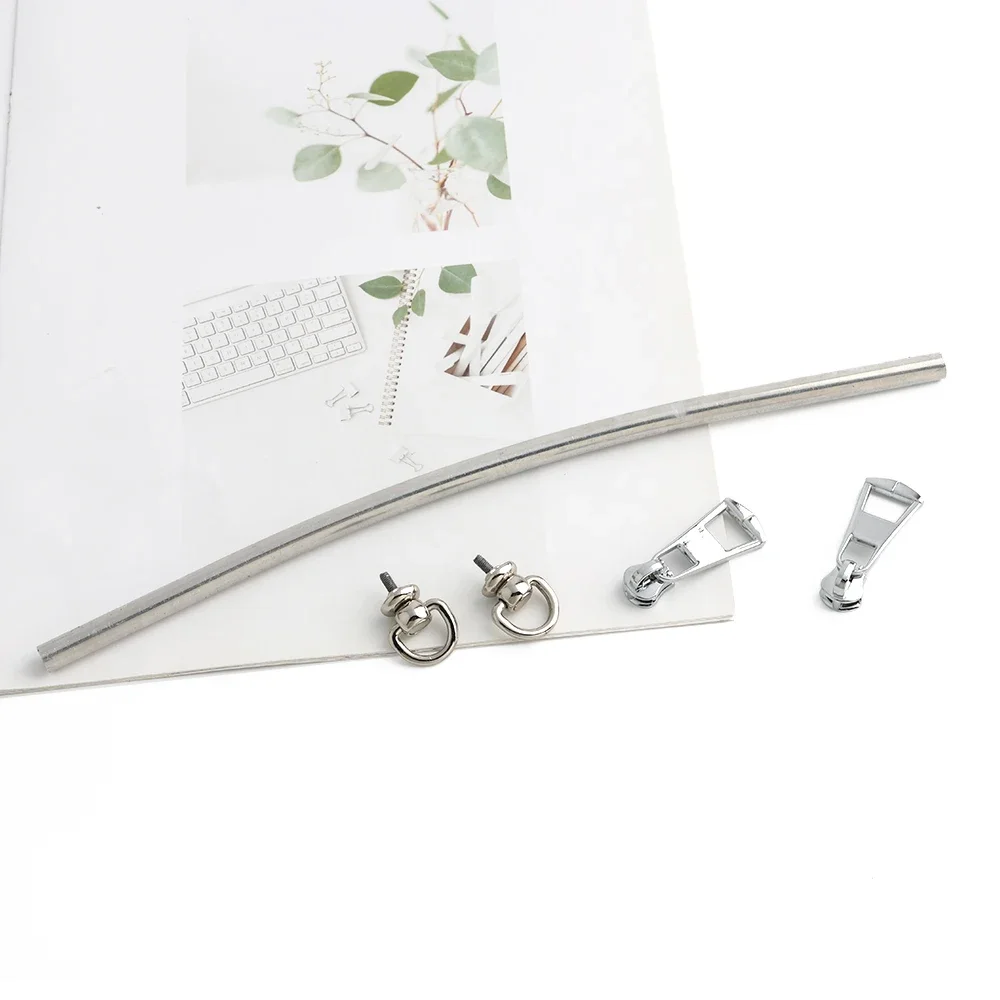 2/6/10 Stück Lederwickelstäbe mit Metallgriff für die Herstellung von Sommer-Strandtaschen, Achseltaschen, DIY-Kits und Zubehör – Detail 10