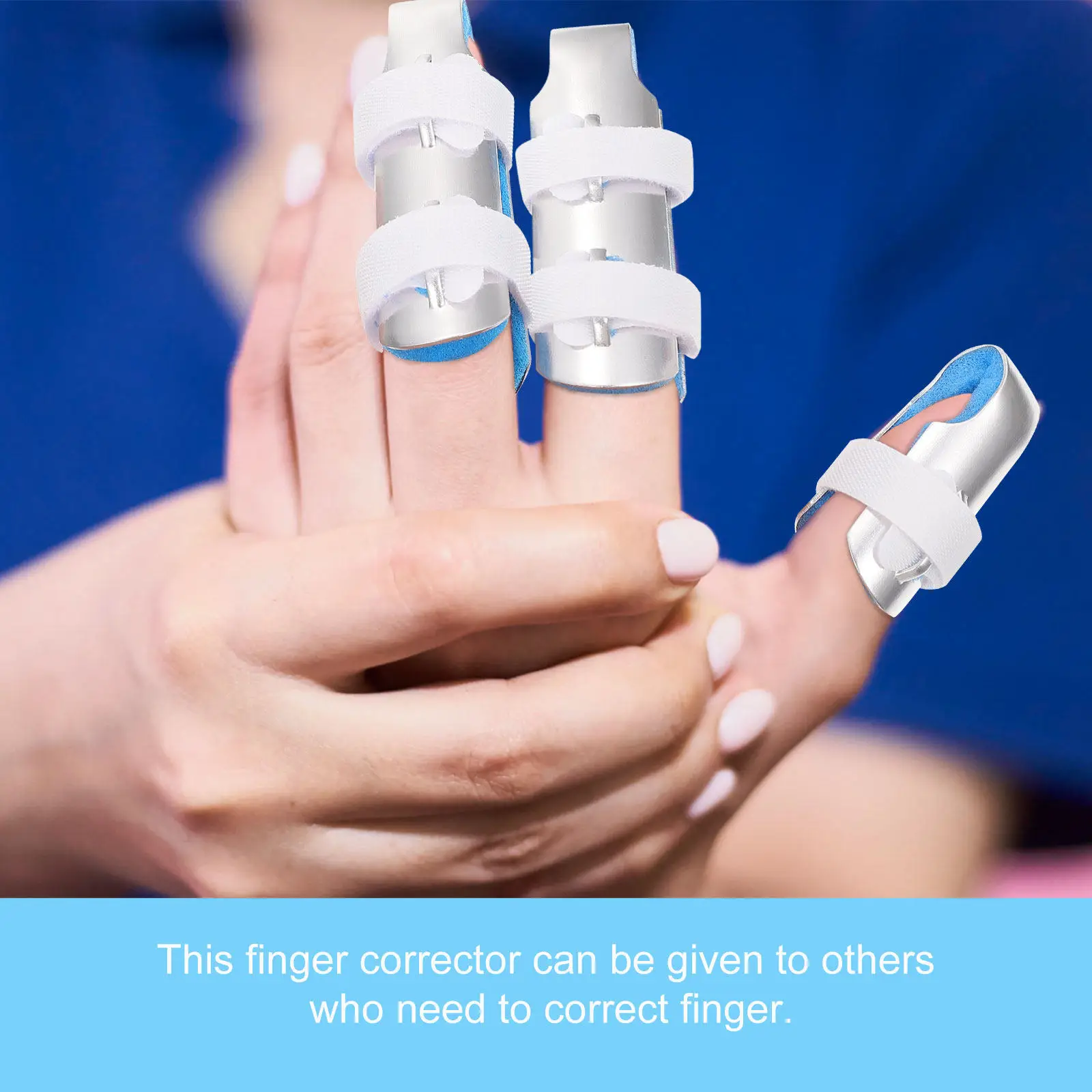 kit-com-3-talas-de-dedo-em-liga-de-aluminio-com-forro-de-esponja-para-dedo-em-martelo-artrite-reumatoide-fraturas-entorses-e-alivio-da-dor