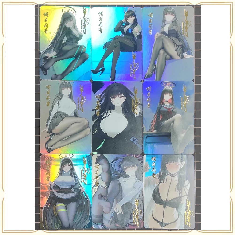 

9PC/Set Anime Goddess Story DIY ACG Boy Games Toys Collectible Cards Christmas Birthday Gifts Takanashi Hoshino Misono Mika