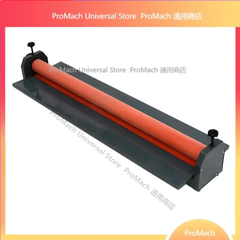 Hand Operate Manual Laminating Machine Cold Roll Laminator Coating Max Width 131cm Thickness 15mm Iron Metal Cold Roll Laminator