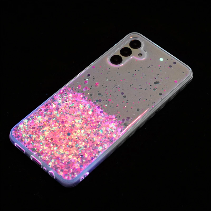 Glitter Noctilucent Case for Samsung Galaxy S24 S23 Plus S24 S23 Ultra A14 A15 A23 A25 A34 A54 A35 A55 A04S A05 S Fashion Cover