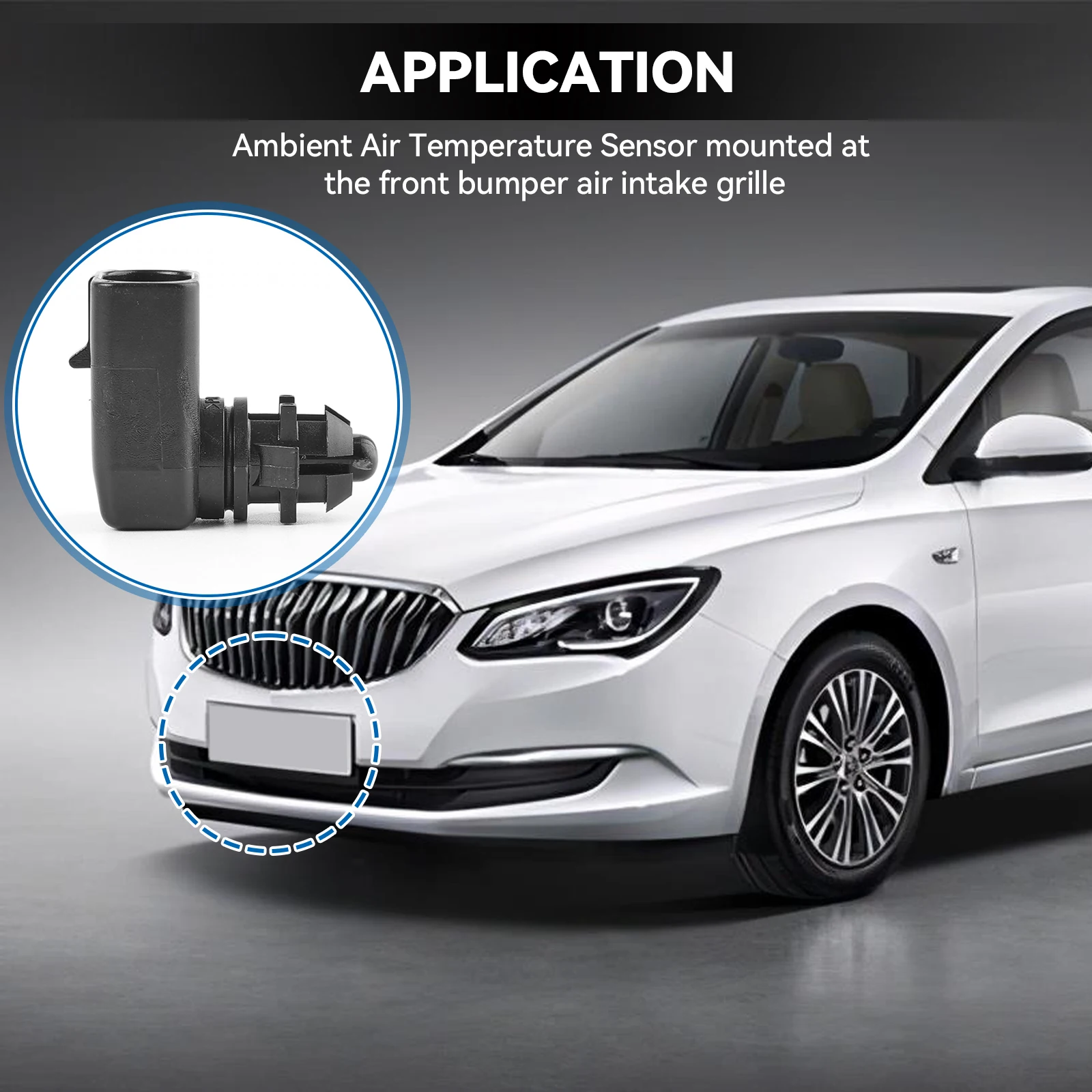Outside Ambient Air Temperature Sensor 25775833 15936931 For GM GMC Buick Chevrolet Cruze Cadillac Opel Vauxhall Astra Vectra