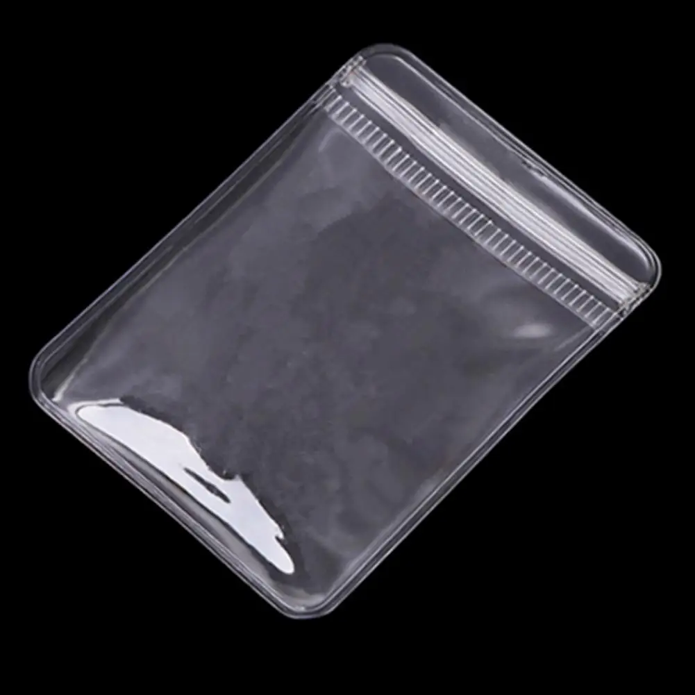 Pvc Jewelry Pouch 100pcs Anti-oxidizing Jewelry Bags Zipper Storage Pouches Moisture-proof Earrings Necklace Bracelet Packaging