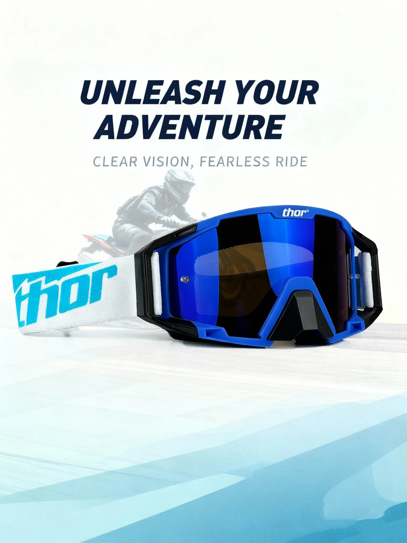 

Impact Resistant Motocross Goggles Motorcycle Sunglasses For Men Off-Road Riding MTB ATV Dirt Bike Cyclin