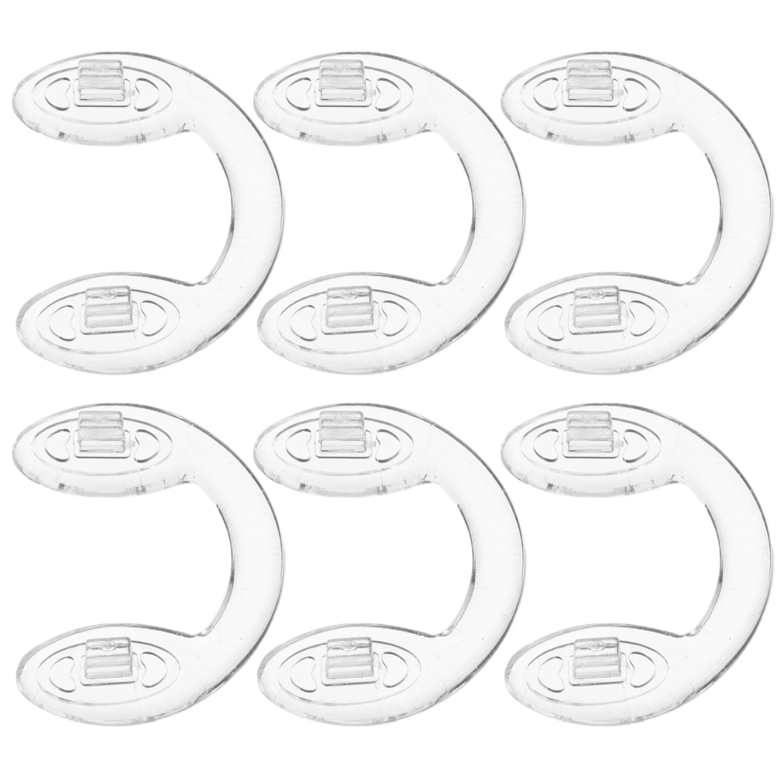

6Pcs U Shaped Clear Silicone Nose Pads Non Slip Comfort Eyewear Accessories Sunglasses Universal Fit