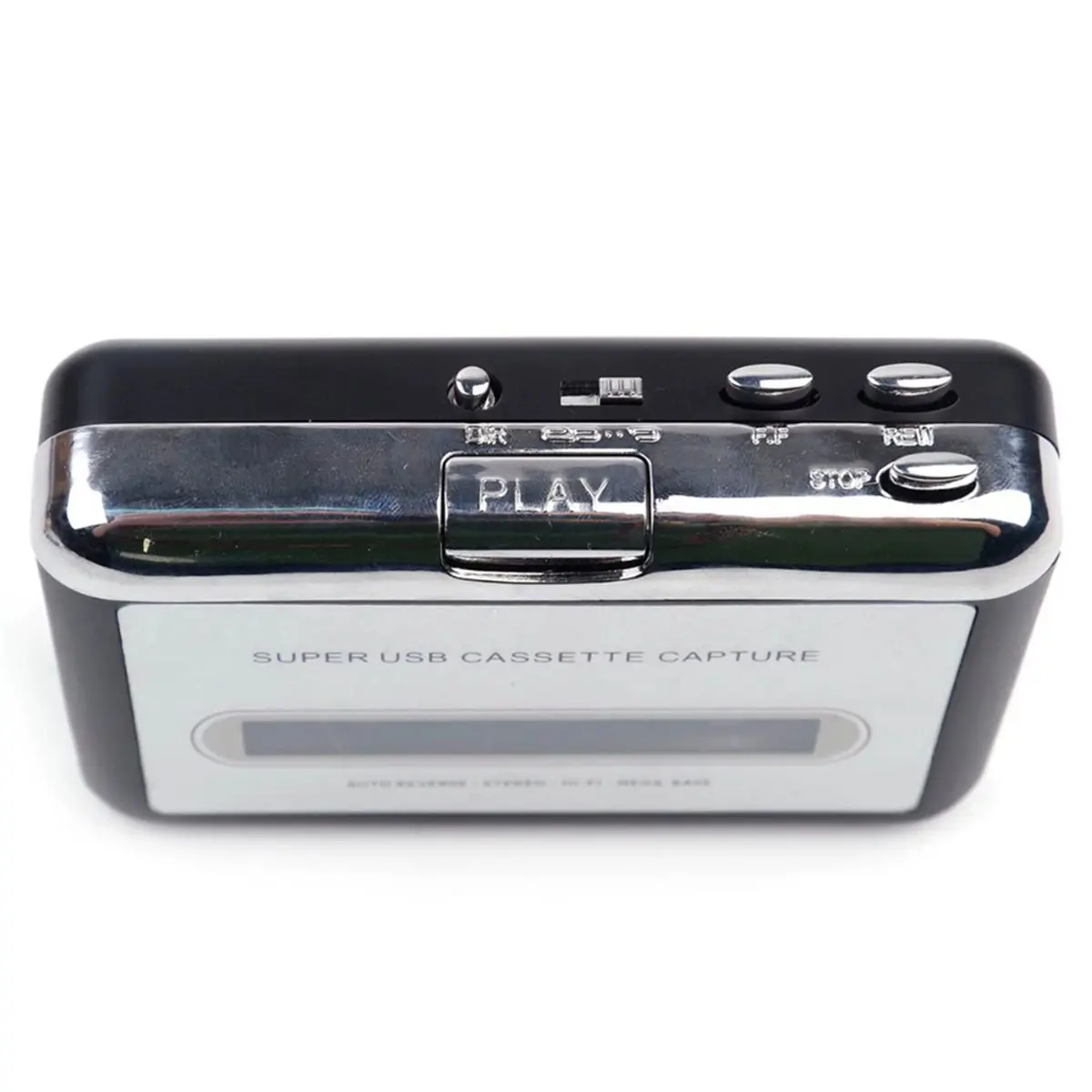 Portable USB C Cassette Player Recorder Tape to MP3 Converter Type C to USB Cassette Capture Audio Music Radio Player